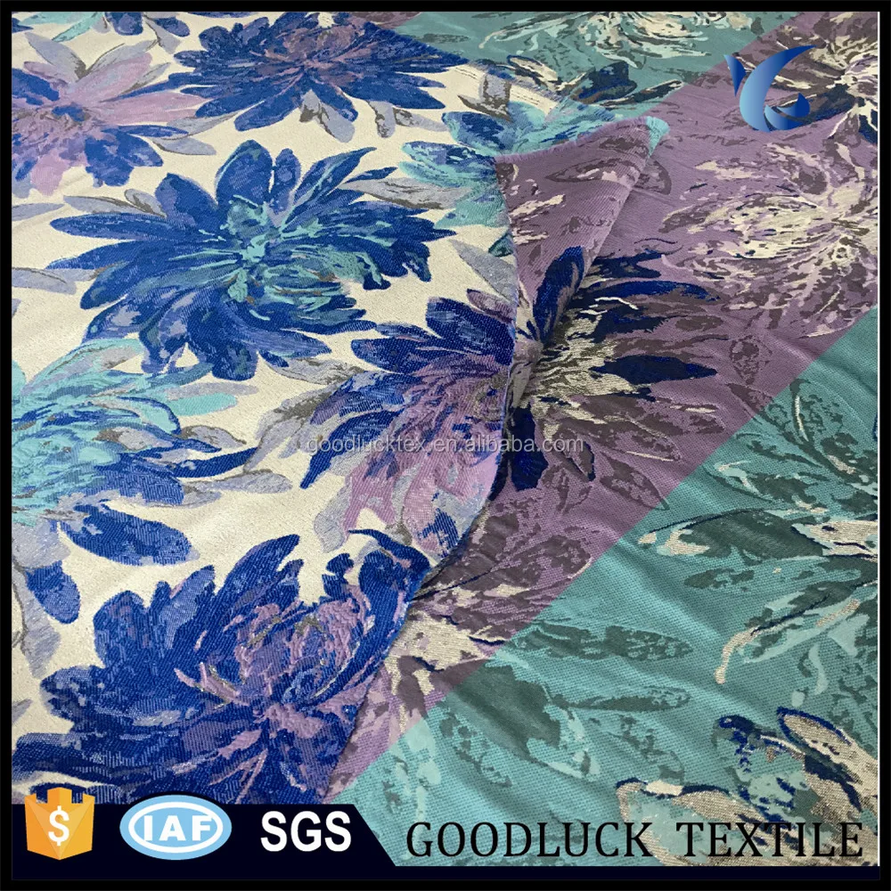 Flower Brocade Dress Fabric For Wedding