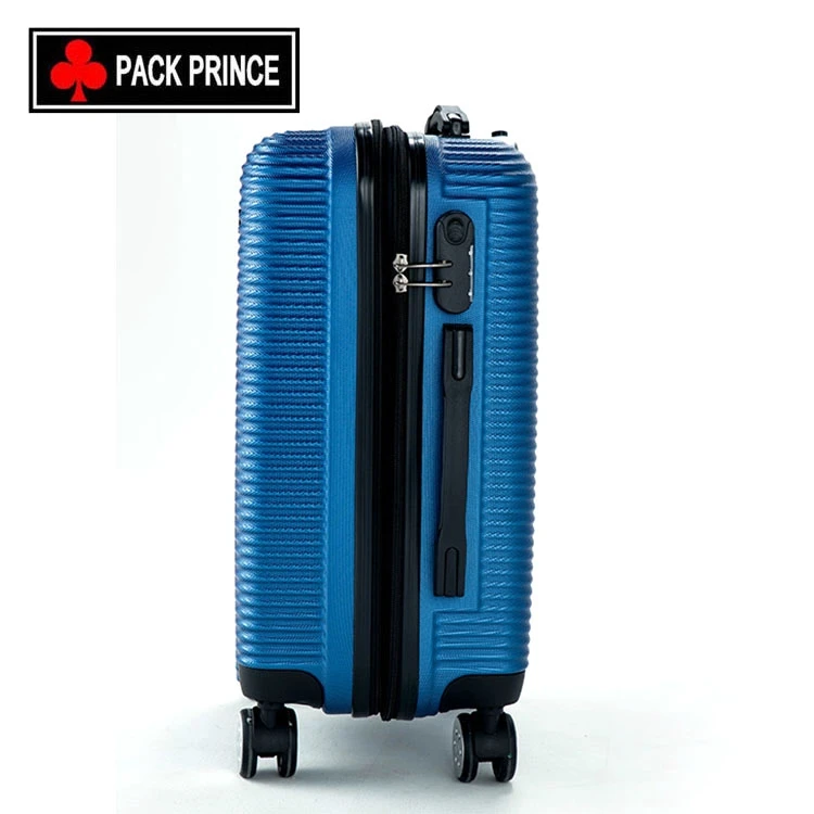 
55x40x20 ABS Cabin Trolley Weekend Getaways Travel Luggage Set , Low Cost Flight ABS Trolley Suitcase Set 
