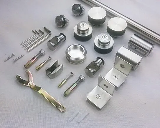 frameless glass door hardware sliding door roller