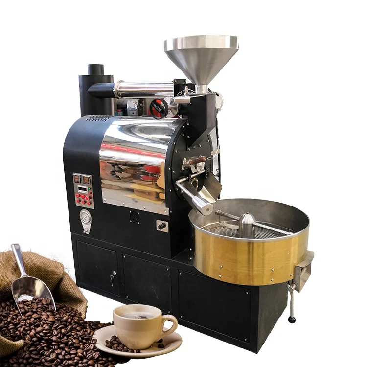 
coffee beans roaster equipment gas and electric heating coffee roaster 