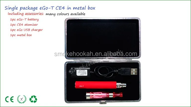 Factory Wholesales Fashion Design e-cig metal Case e Cigarette Box ,ego metal box