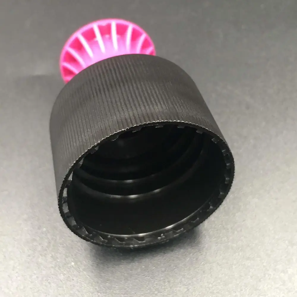 Plastic pull up screw cap push and pull caps customized 24/410 push pull cap for bottles