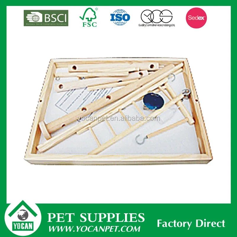 High End Wholesale Large Wooden Bird Toys For Pet Birds