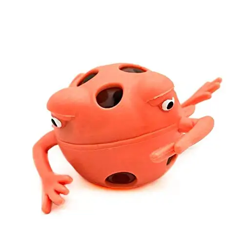 Anti Stress Squishy Multicolored Hand Exercise DNA Frog Ball Slime Toys for Kids  Animal Stress Ball ADHD Fidget Toys