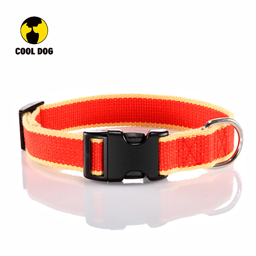 Colorful Dog Collar Pet Hemp Organic Bamboo Fiber Dog Collar