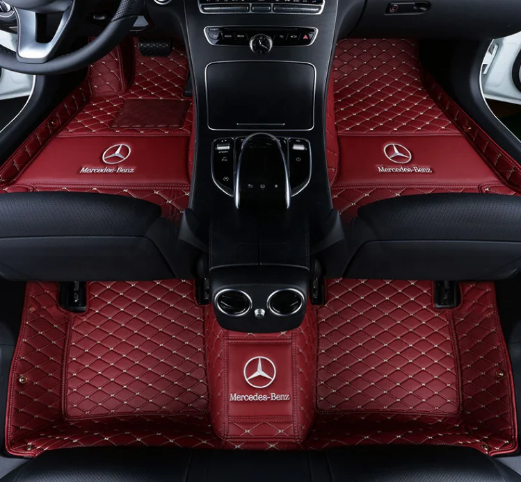  Чехол для 2005-2019 Mercedes все модели Роскошные автомобильные коврики под