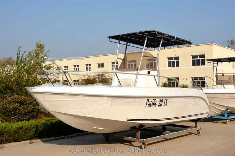 
Waterwish Boat QD 20 EX Fiberglass Outboard Centre Console Boat 