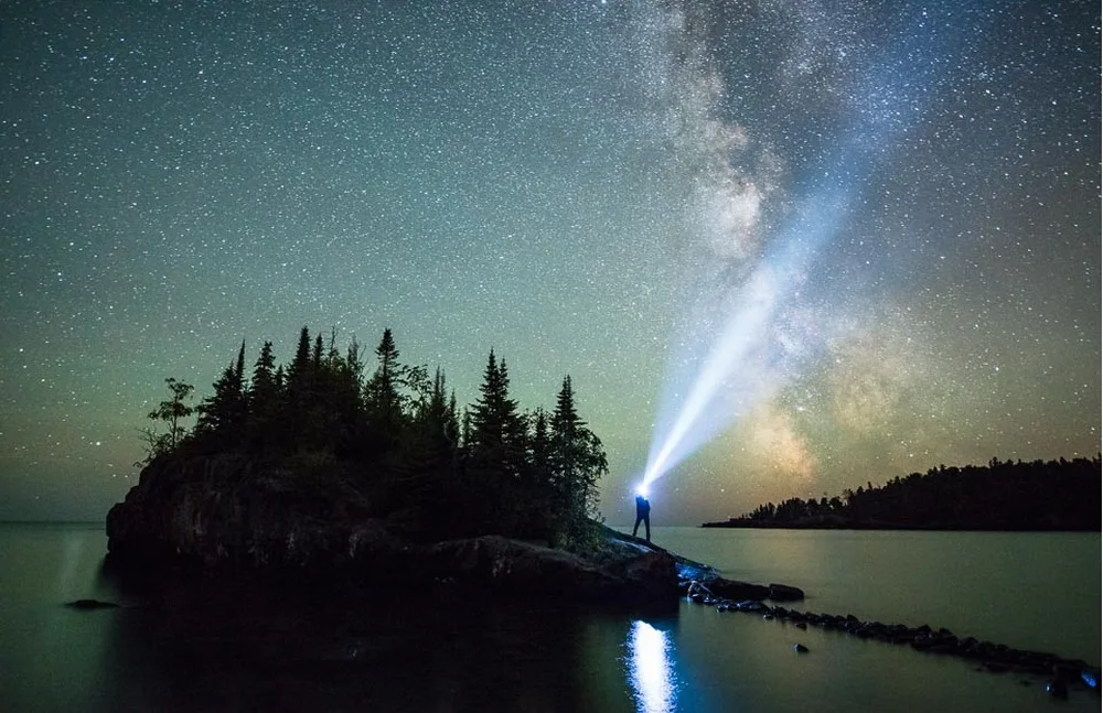 High Power 18 LED White 38000LM 3 Mode Searching Torch LED Lantern Flashlight