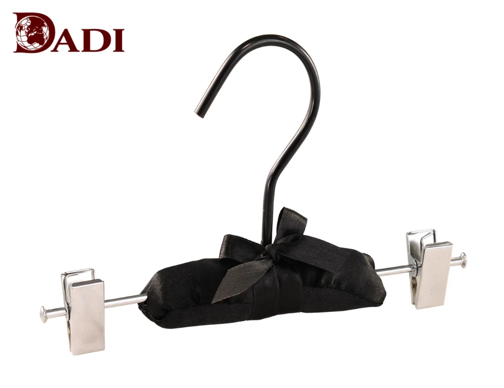 Wholesale Fabric Satin Padded Baby Clothes Hanger