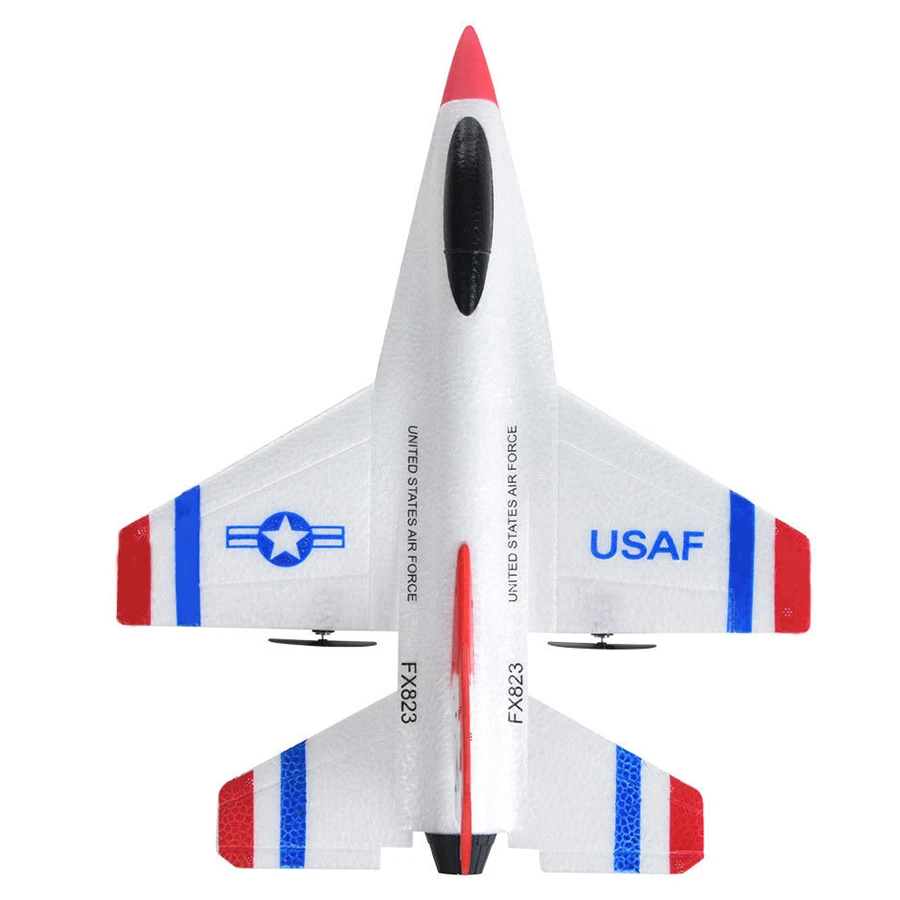  Летающий медведь FX-823 радиоуправляемый самолет F16 2 4G 2CH с дистанционным управлением летающий рождественские игрушки 2019