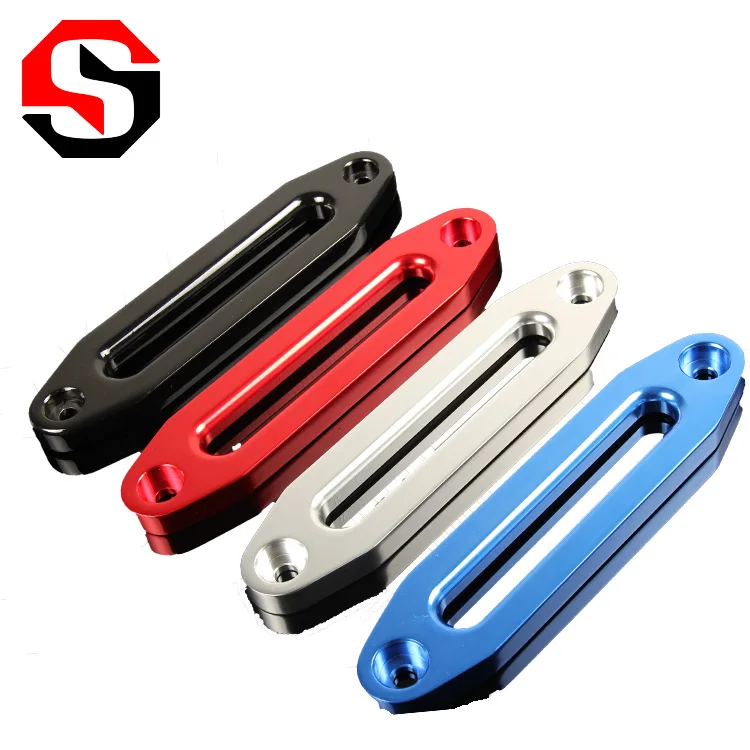 FL10000BA ningbo salman factory off-road recovery tools aluminium  fairlead for synthetic winch rope