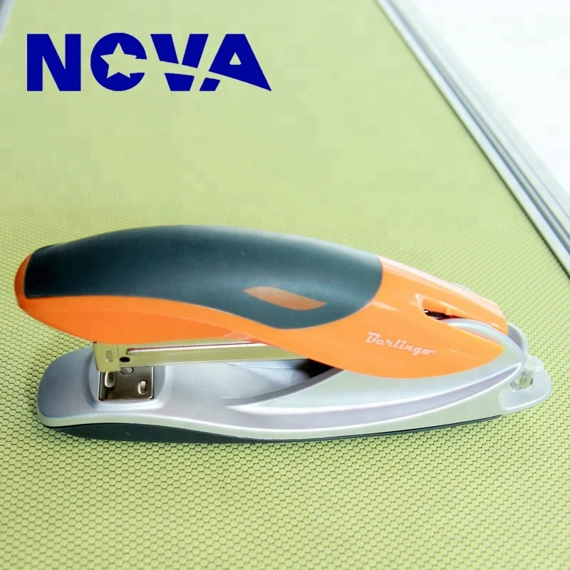 Custom shape office plastic hot stapler staple free Custom