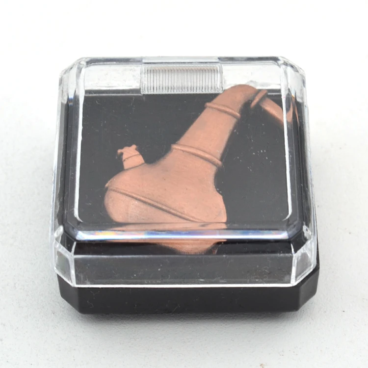 Customized Antique Tobacco Pipe Shape Lapel Pin Copper UV Offset and Gravure Printing for Business Gifts