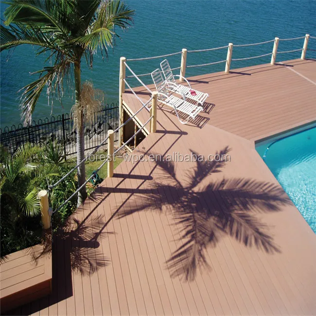 Wpc настил наружный композитный деревянный водонепроницаемый