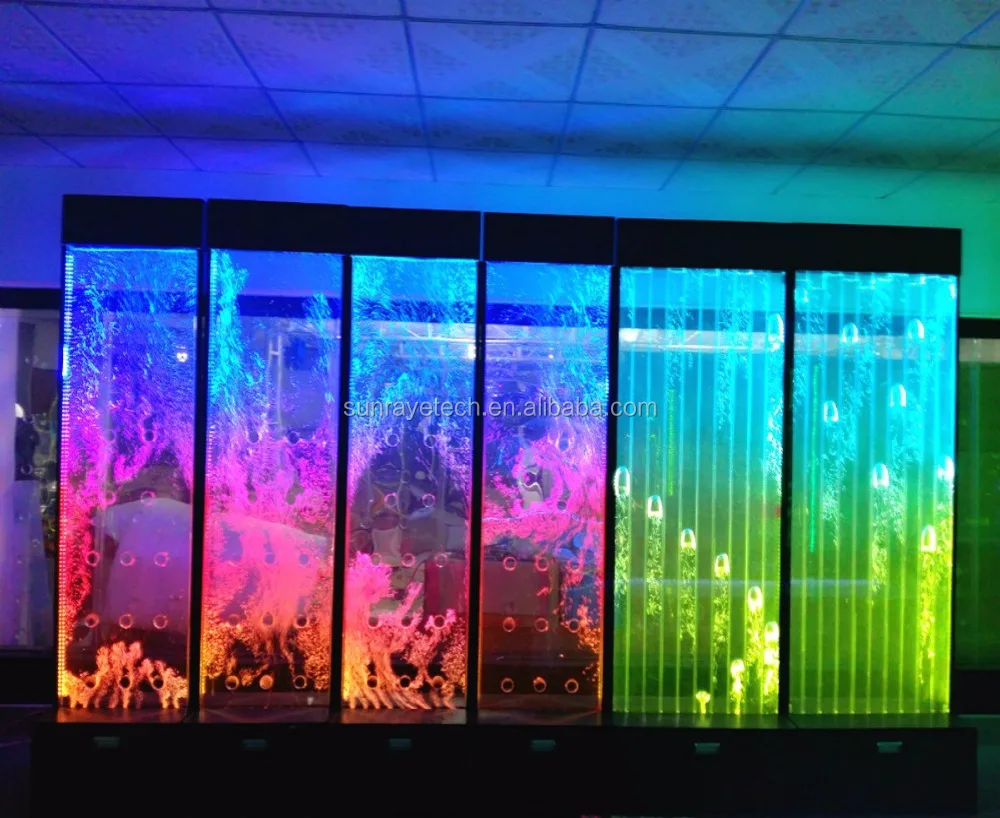 
NEW H8*W8ft 3D Programmable water bubble wall water bubble panel for hotel project 