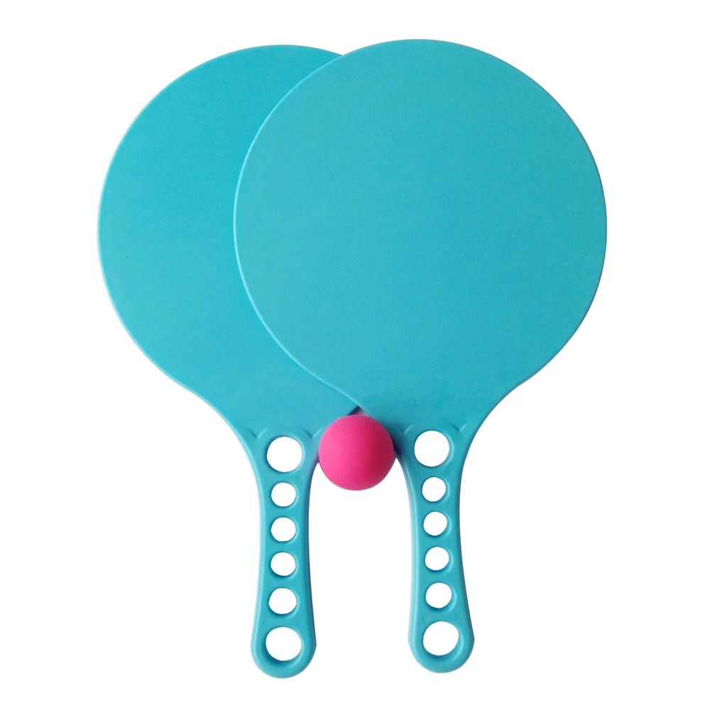 Promotion Child Sports Plastic PP Paddle Beach Ball Game Tennis Racket Beach Racket