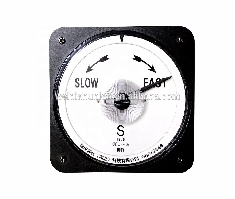 110mm Pointer Square Type Synchroscope Meter