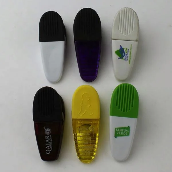 
Promotional Wholesale Plastic Magnetic Paper Clip Holder with Custom Logo 