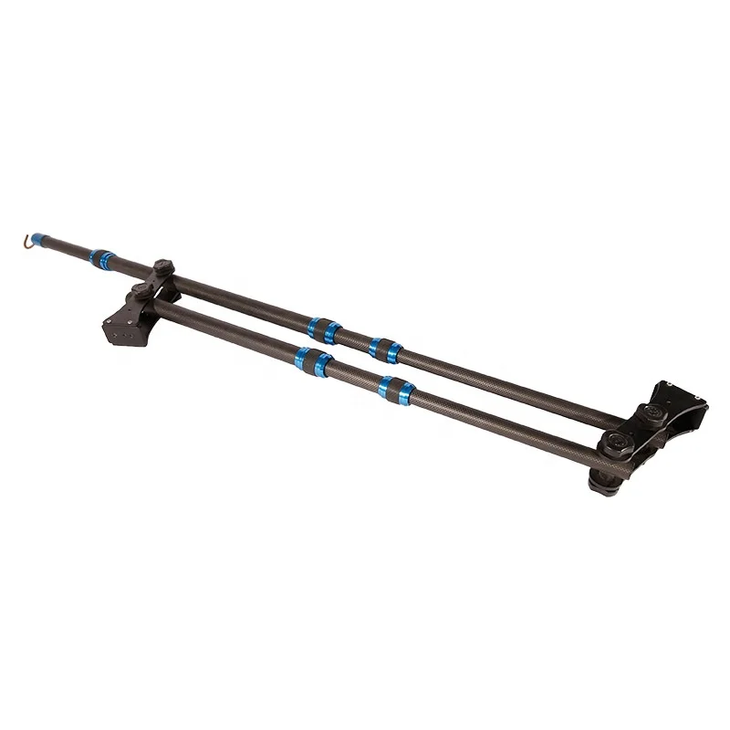 3K custom carbon fiber telescopic tube fishing rod