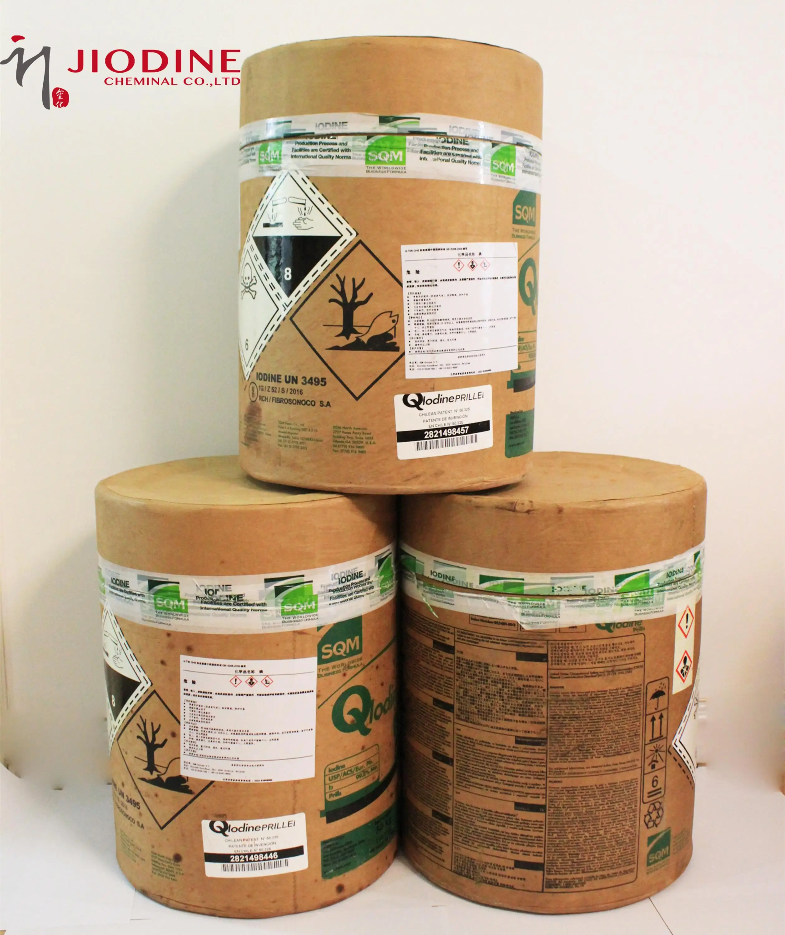 
Cas 7553-56-2 Wholesales Price Medical Grade Iodine from Chile 