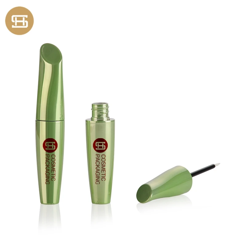 
Новое поступление, элегантная блестящая зеленая пластиковая трубка для глаз 