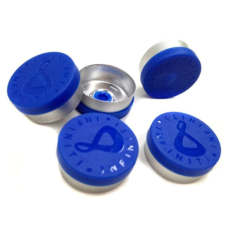 
transparent vial aluminum steroids flip cover plastic flip top cover 