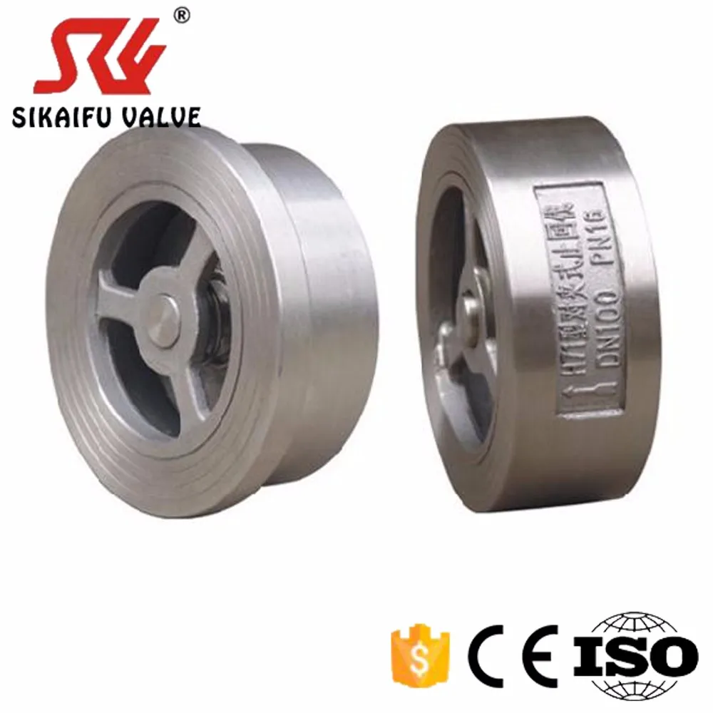 wcb spring loaded wafer check valve 6 inch