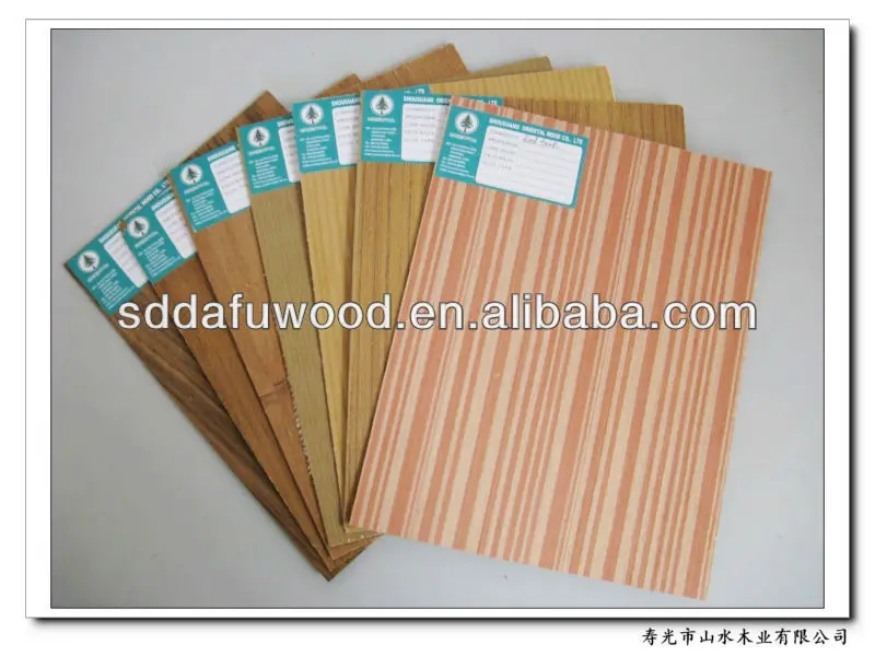 teak veneer MDF / natural teak veneer faced MDF