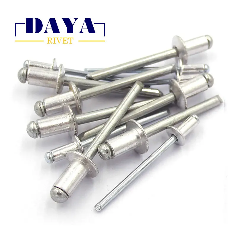 M3.2-M6.4 month open decoration nickel pop rivet blind rivet aluminum rivet