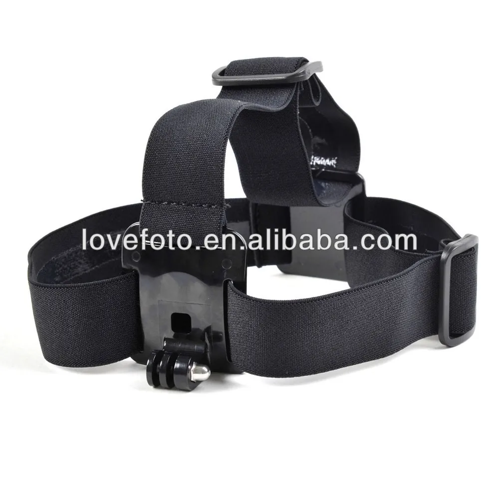 оптовая gopro аксессуары эластичным ремешком голову с зажимом