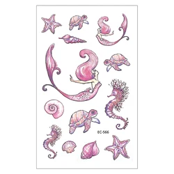 Temporary Tattoos Stickers for Kids Safe Lovely Face