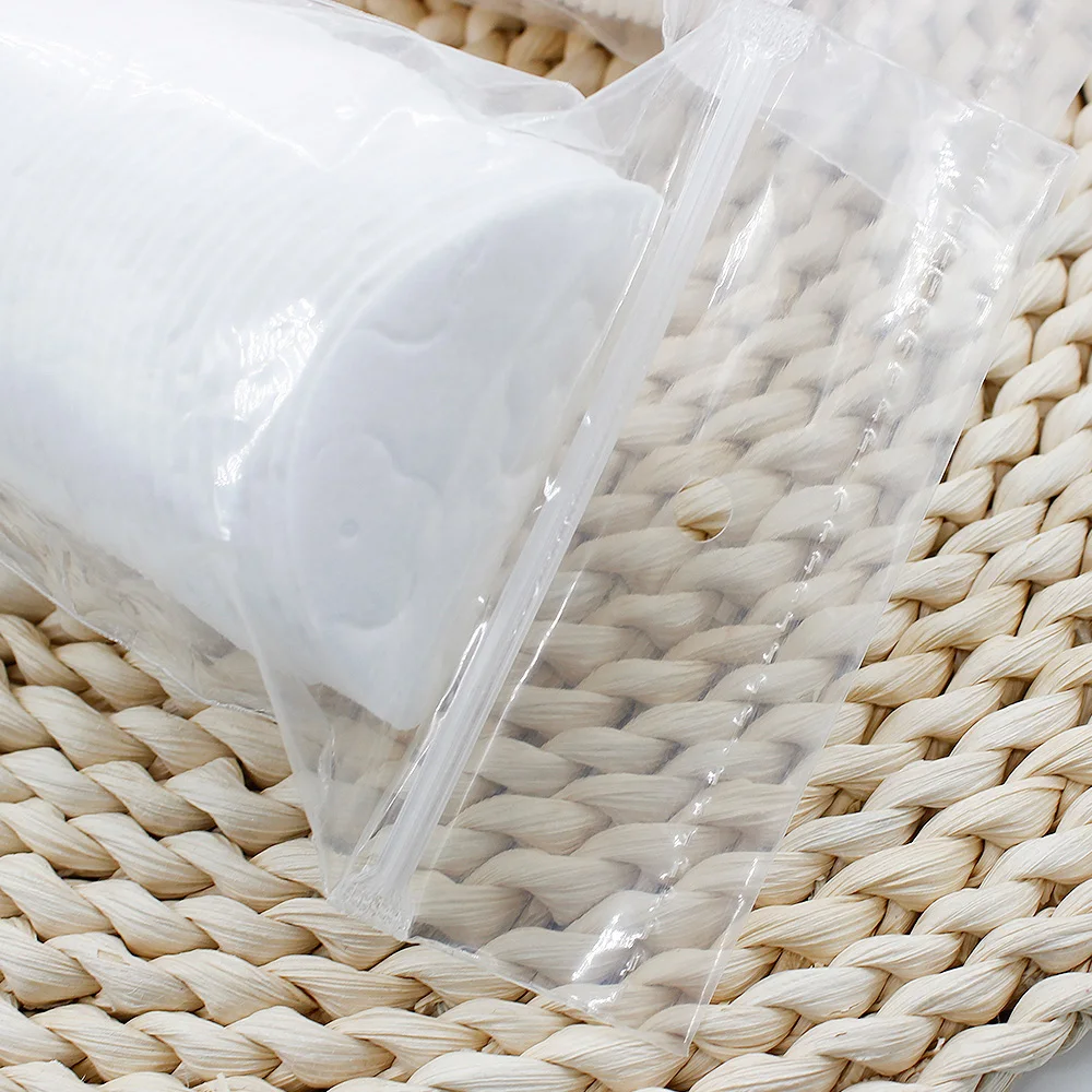 Hypoallergenic Cosmetic Toner Disposable Cotton Pads Round Makeup Remove