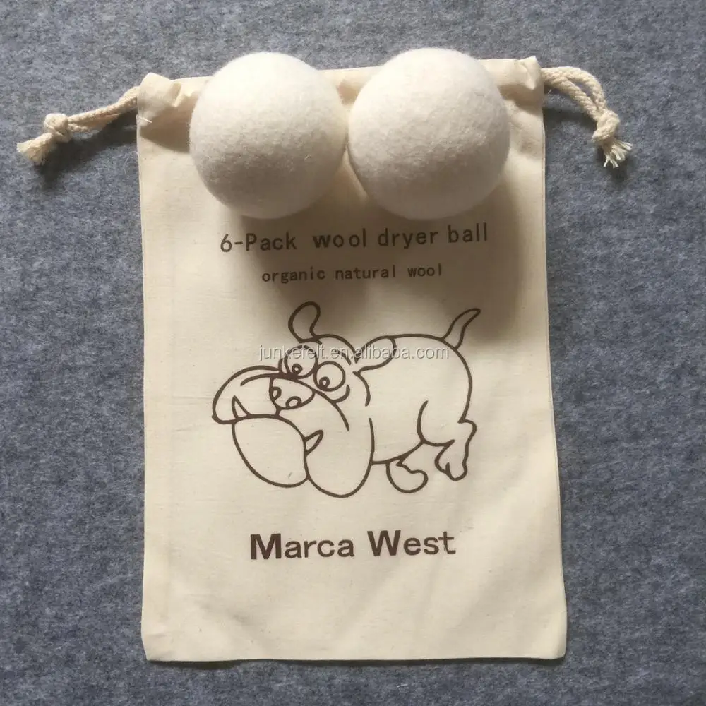 100% new zealand wool felt ball wool dryer ball organic felt wool ball