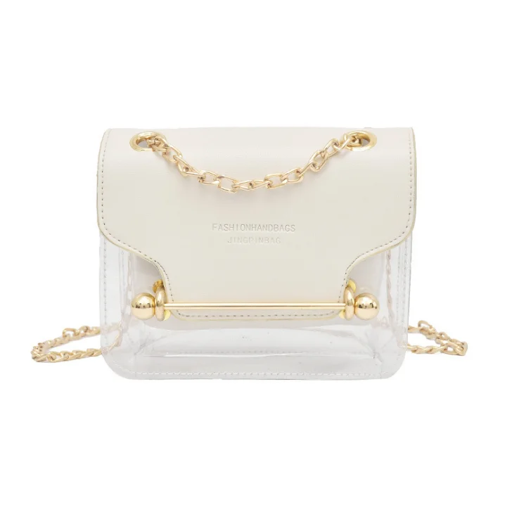 New Fashion Transparent Shoulder Girls Mini PVC Purse Trendy Ladies Crossbody Lady Jelly Mini Purses and Handbags for Women