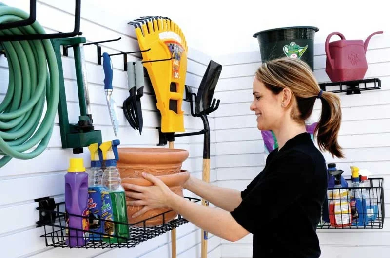 Wholesaler Low Price Garage Activity Organizer Wall Hanging Metal Golf Rack and Basket