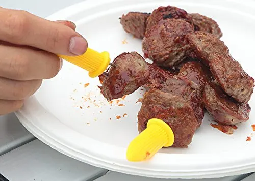 BBQ Grill Accessories Stainless Steel Corn Holder, Corn Skewers, Corn Cob Holder