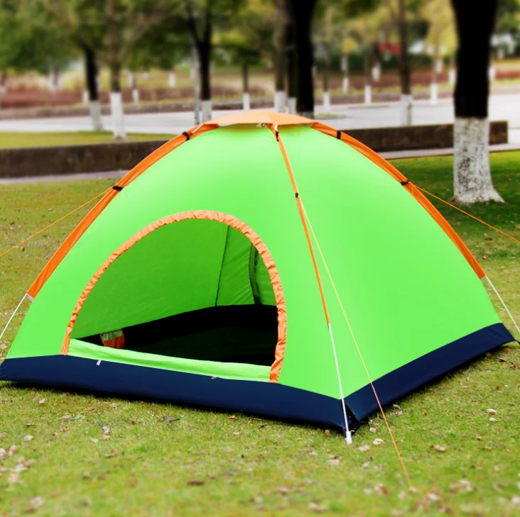 
3-4 Person waterproof family hiking automatic Camping tent 