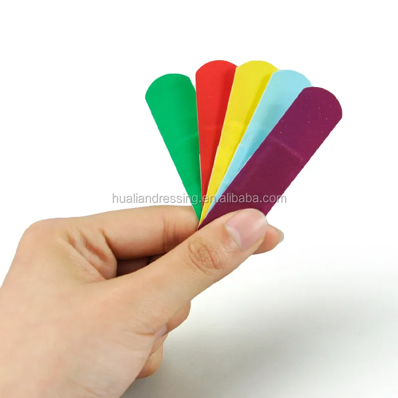 Medical Adhesive Colorful Waterproof cartoon Plaster Bandaid with CE/ISO approved