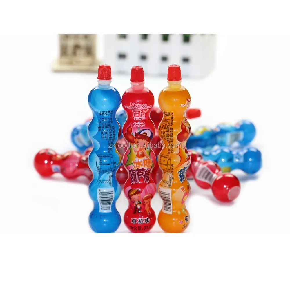 Желейная палочка в форме калабаша, фруктовый сок/безалкогольные напитки pop, оптовая продажа