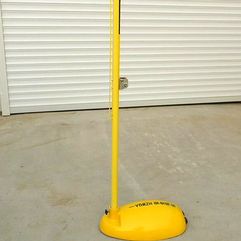 
High quality portable movable badminton net pole / post / stands post 