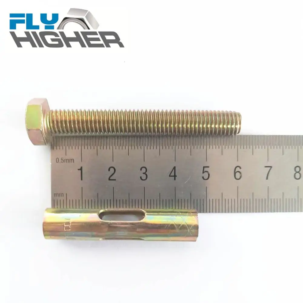 M8 Expansion Sleeve anchor with hex bolt