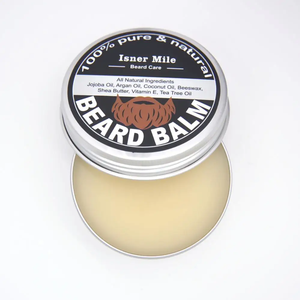 Isner Mile High Quality Beard Growth Care 4 Set Kit  Including Beard Oil 30ml,Balm 60g,Comb and BrushFor Men