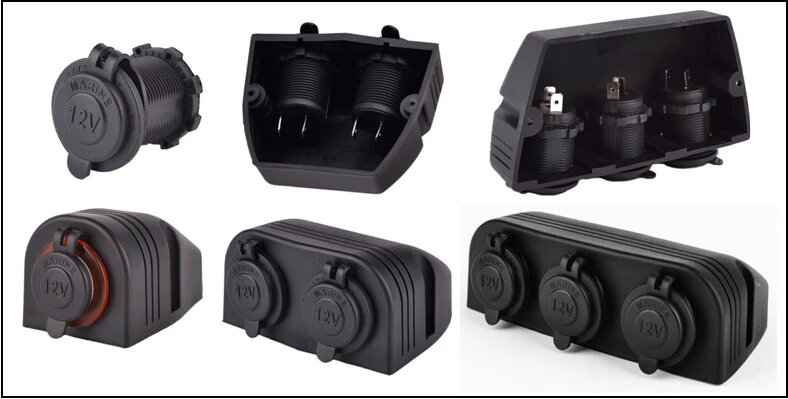 car motorcycle power socket plug outlet