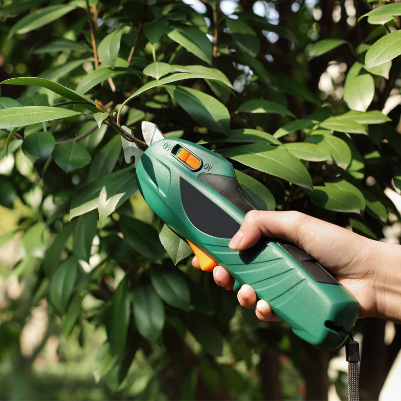 
EAST 7.2V Electric Cordless Tree Trimmer Bypass Secateurs Electronic pruning shears garden secateurs 