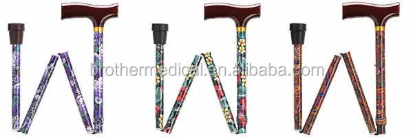 Walking Stick Folding Cane with Seat
