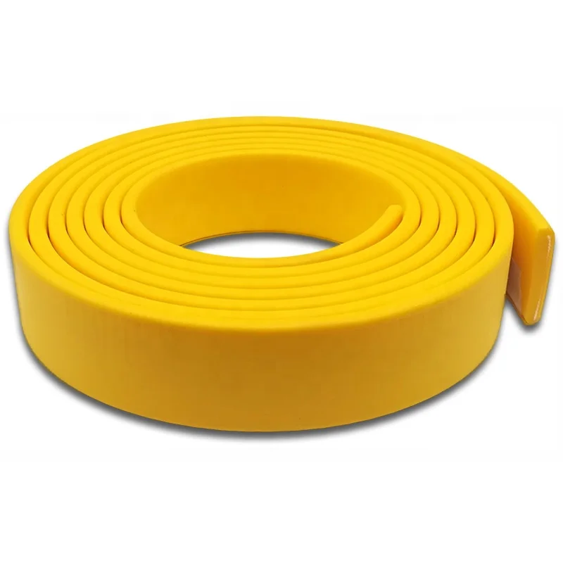 Custom Yellow Polyurethane PVC Coated Nylon Webbing Strap for Bus Grab Handle