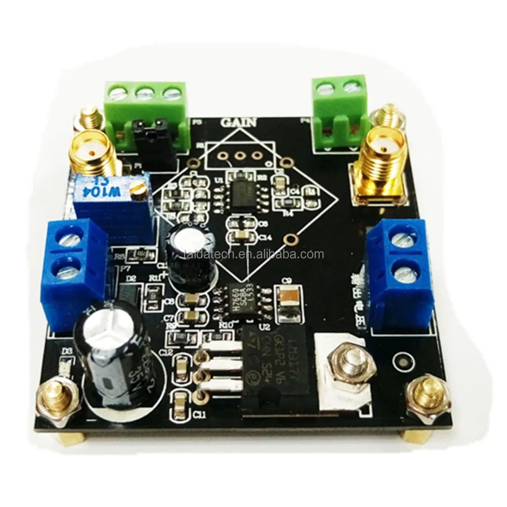 Taidacent AD620 Module High-Precision Instrumentation Amplifier Single-Ended/Differential Out Portable Amplifier Plate Amplifier
