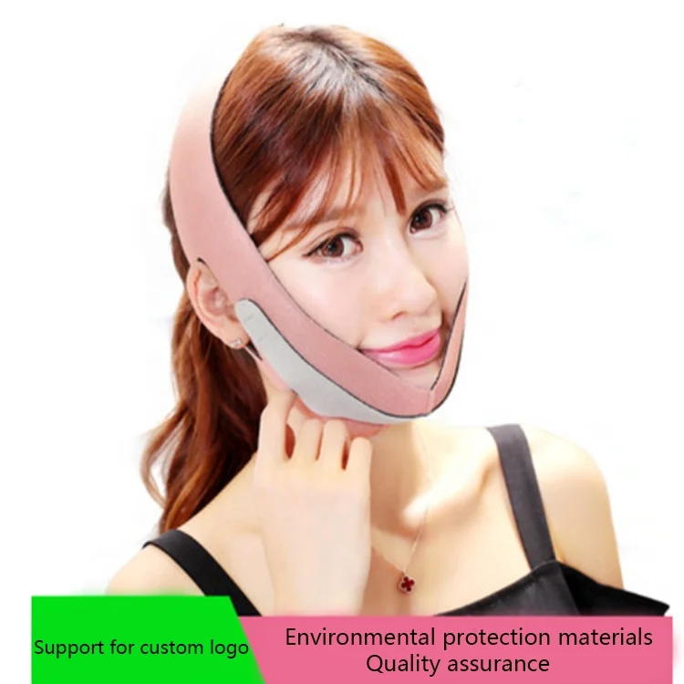 hot sale Neoprene anti-aging chin up lift orange face slimmer band face slimming belt V face mask lift belt for women