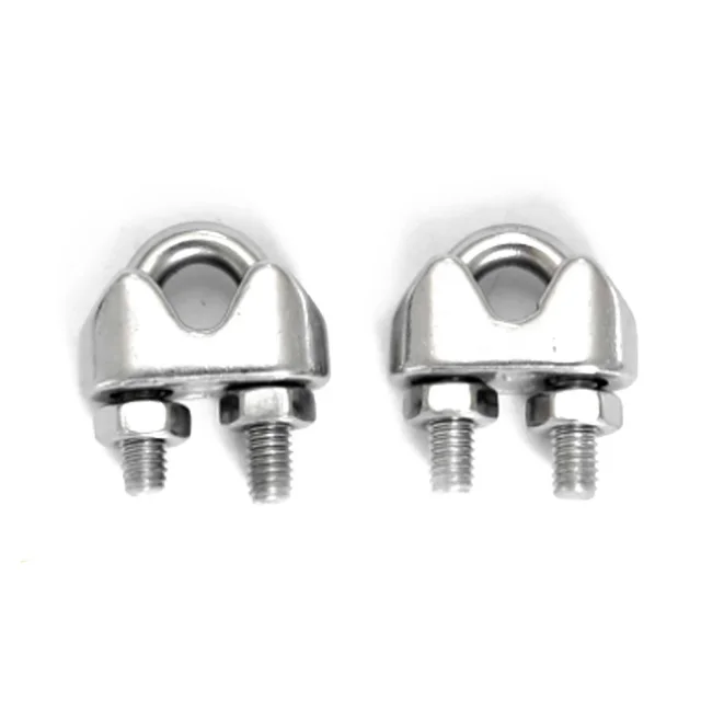 Hot sales M22 stainless steel U bolt clamps for 20mm wire rope ss304 material