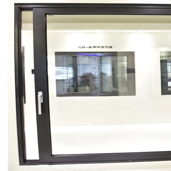 Plexiglass Sliding Doors Powder Coated Aluminum Horizontal Powder Coating Aluminum Alloy Fiberglass Glass Modern Customized
